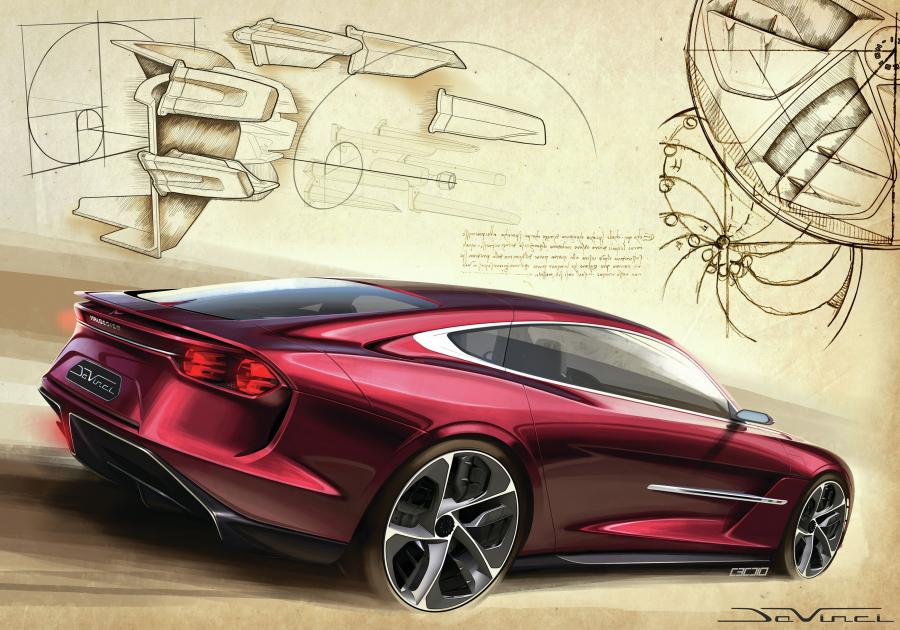 Эскиз ItalDesign DaVinci 2019 года  (фото 13 из 14)